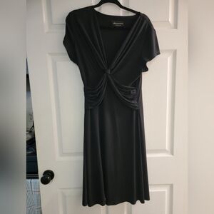 Womens Size 12 Classic Black Dress. Calf Length.